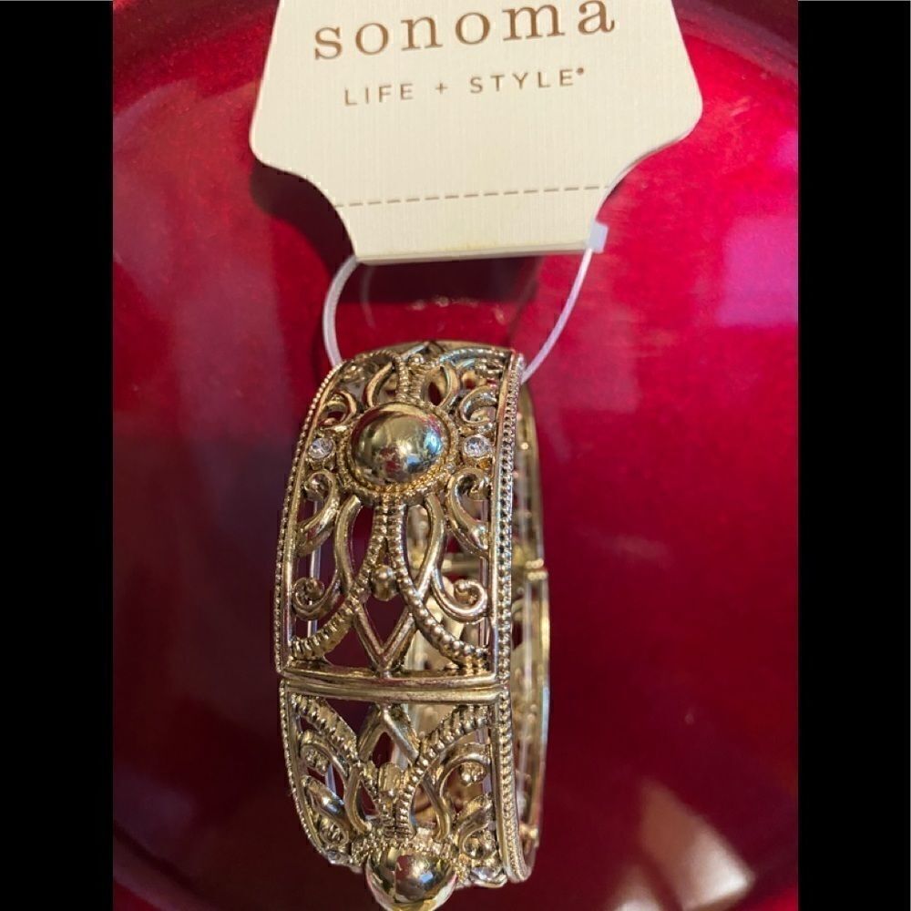 🎁Sonoma Life +Style Gold Tone Fashion Bracelet - Picture 7 of 7